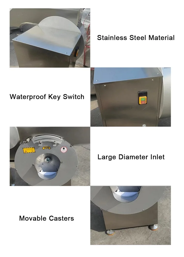 High quality commercial potato slicer stainless steel carrot chips machine with low price