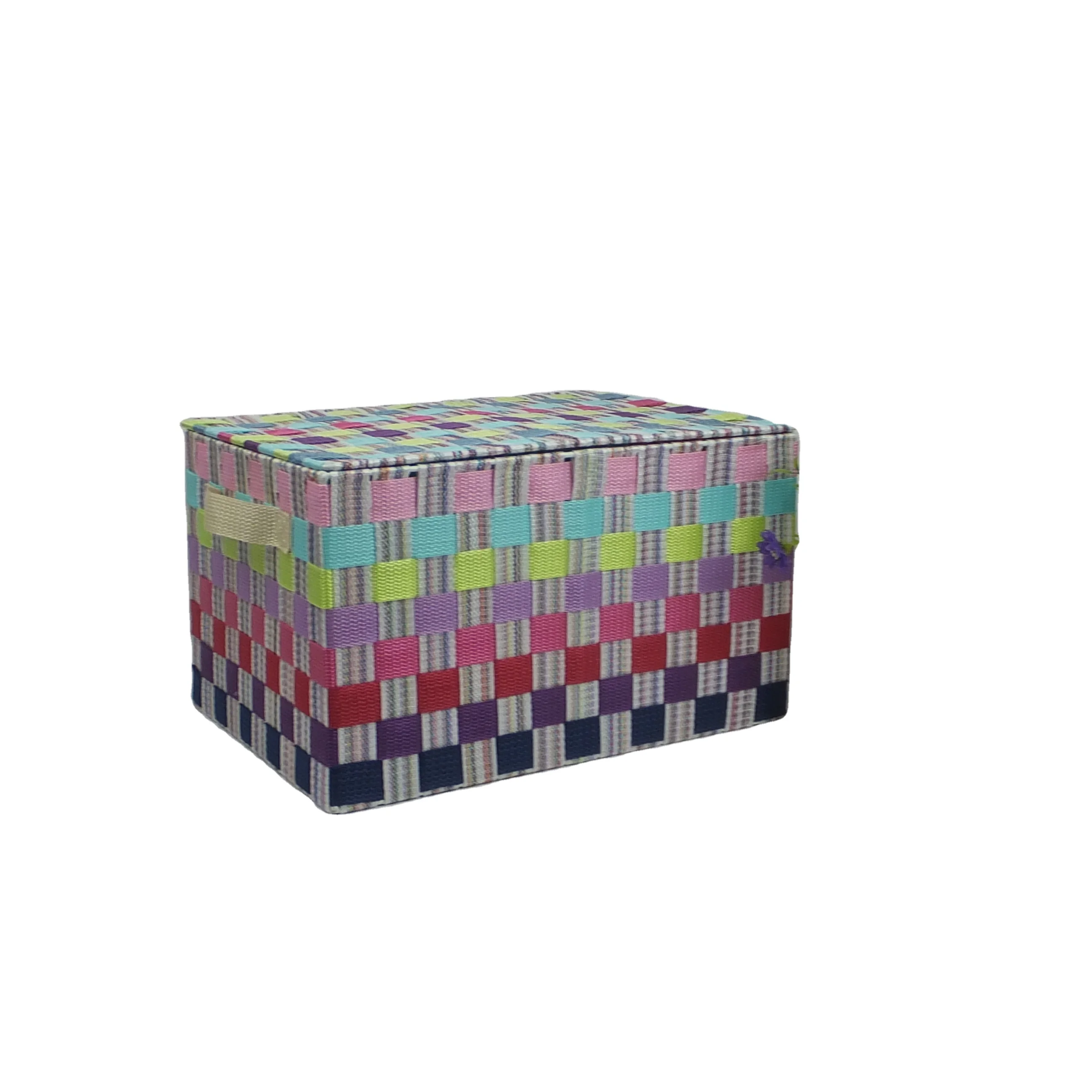 New Design Eco friendly PP Woven Flower Pot Foldable Wholesale PP Planter Plant Baskets for Garden Decoration