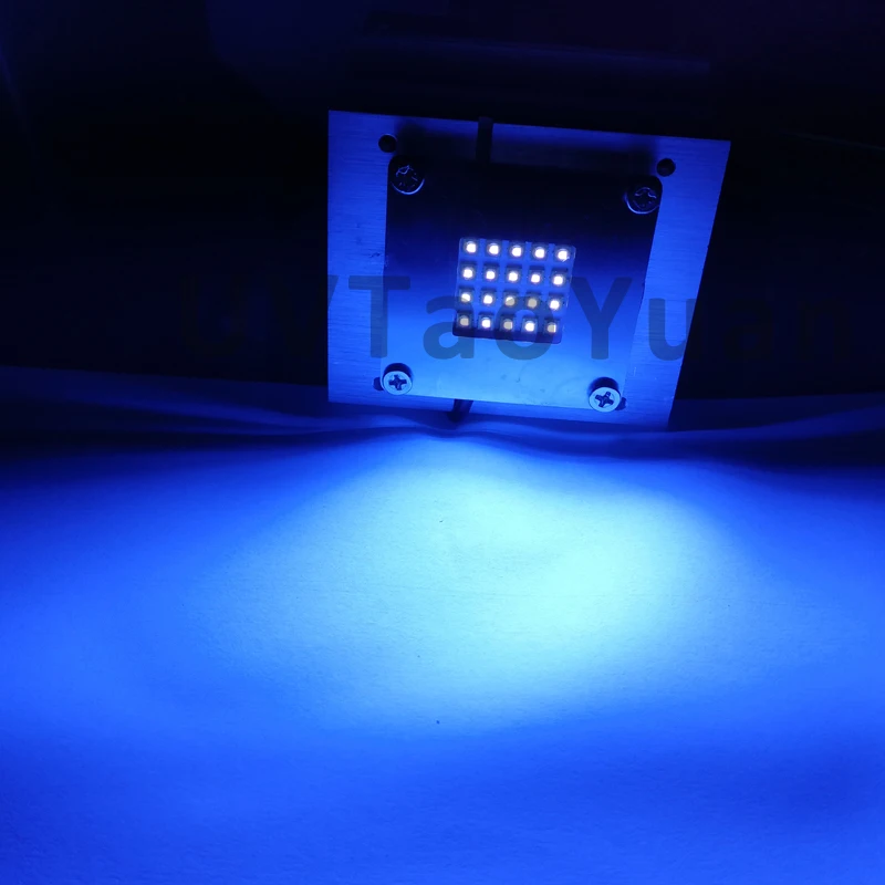 UVA LED Chip 365nm 50W Fast Curing Glue Ink Resin Module Catalytic Chlorination Experimental LED Light Uv COB LED Lamp