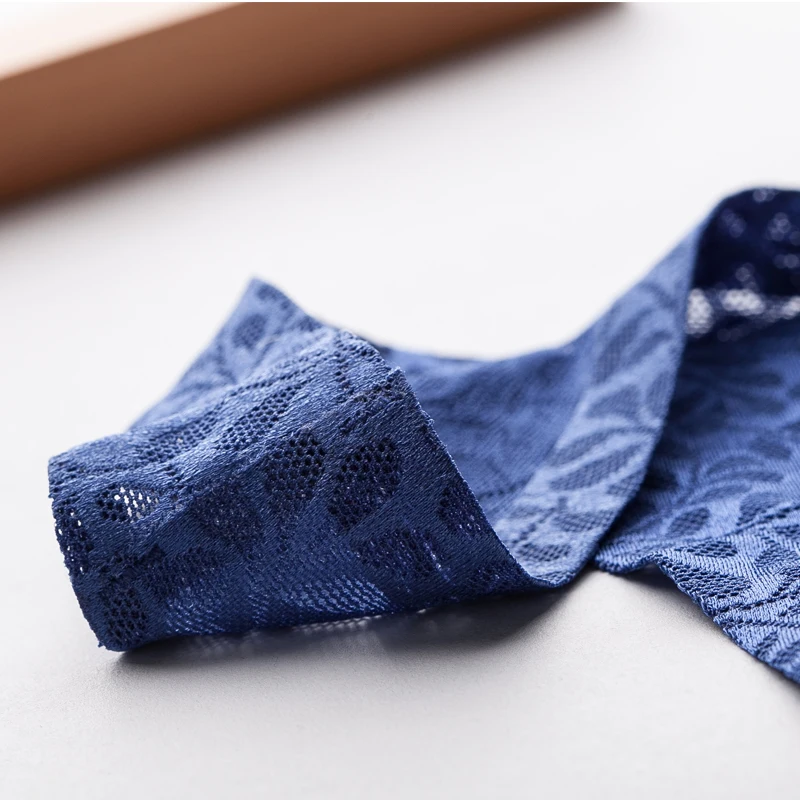 Lace Cotton T-Back Panties Breathable Seamless Floral Sexy Thong Lady Open Thong Panty