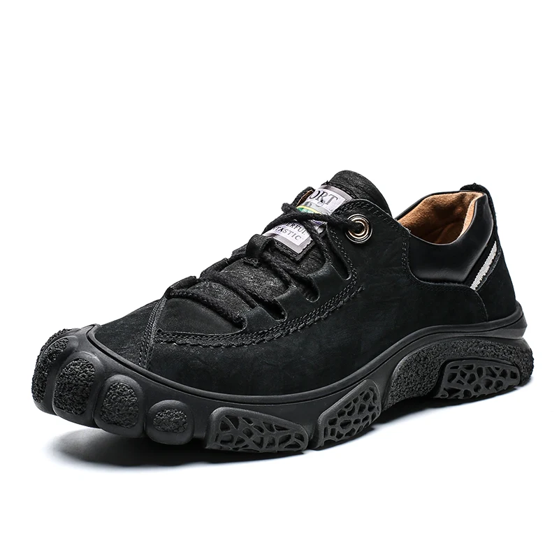 
High Quality Cowhide Mens Hiking And Fishing Leisure Outdoor Sports Camping Hiking Shoes 