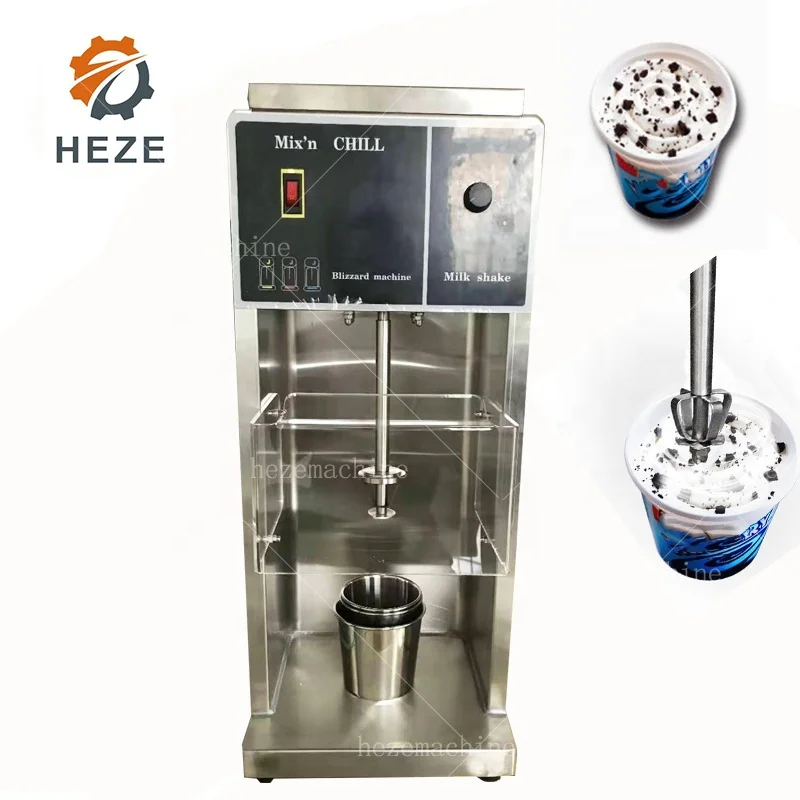 Mc Flurry Instant Blizzard Ice Cream Rolls Machine For Paper Cup Ice Cream Making