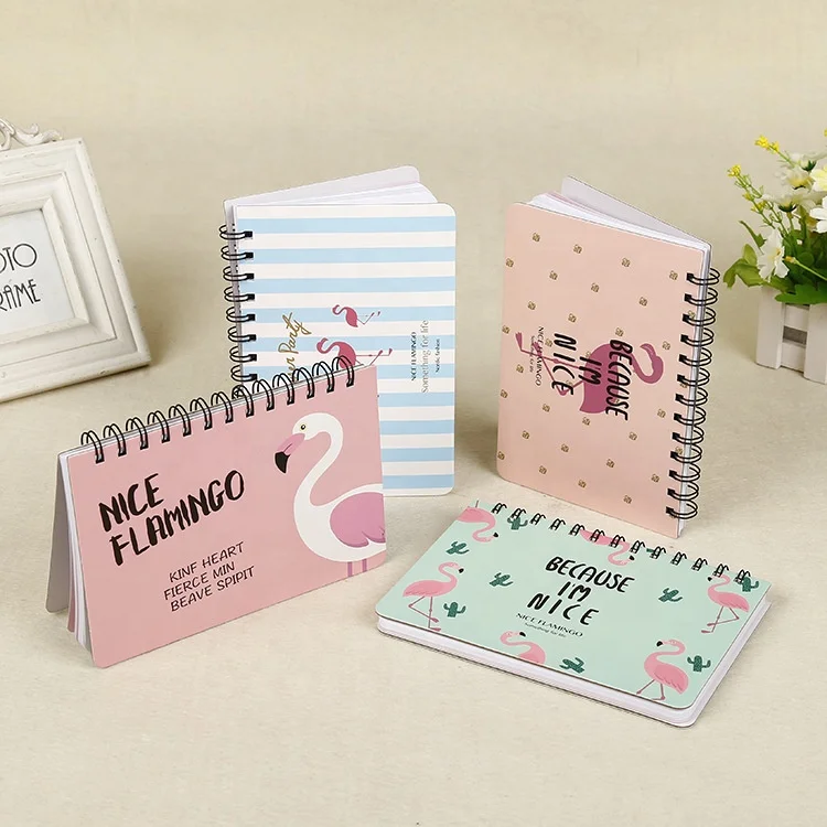 A5 notebook softcover school exercise notebook online printing Eye protection paper Spiral Paper Note Book Diary Journal
