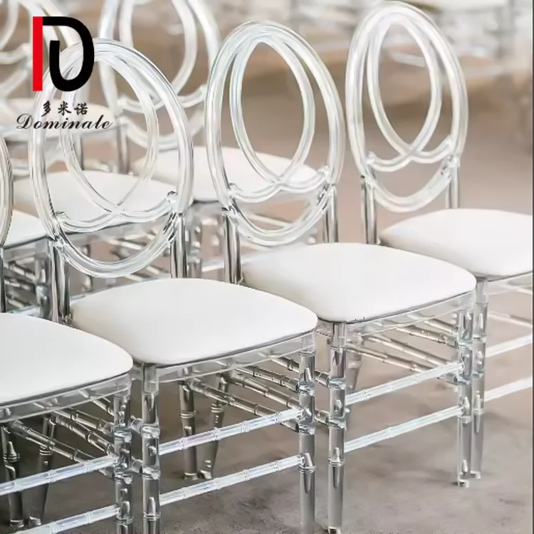 Hotel Luxury Stackable Wedding Event Transparent Clear Acrylic Phoenix Chairs With Cushions