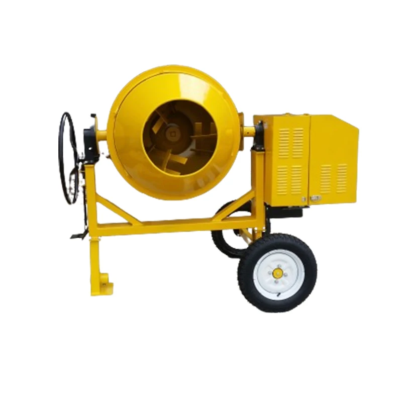 Electric 350 Concrete Mixer with Auto Loading Feature Affordable Cement Mixing Machine for Efficient Construction