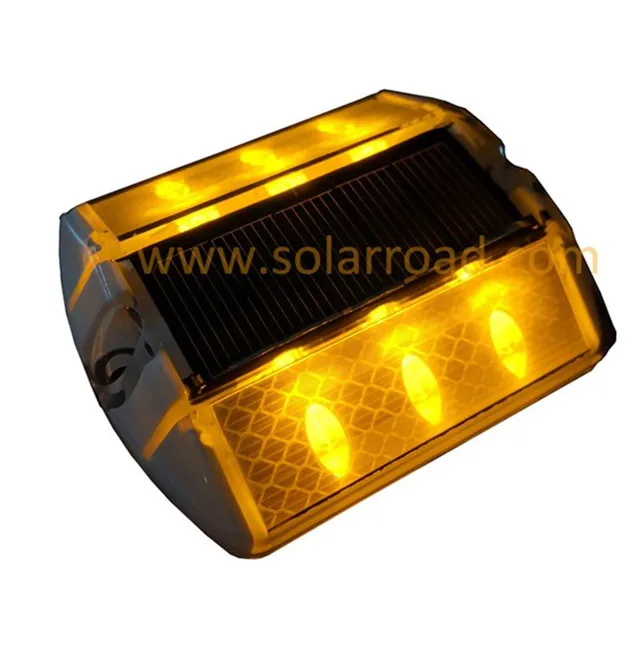 
High Brightness Plastic Solar Road Marker Cat Eyes Reflectors 