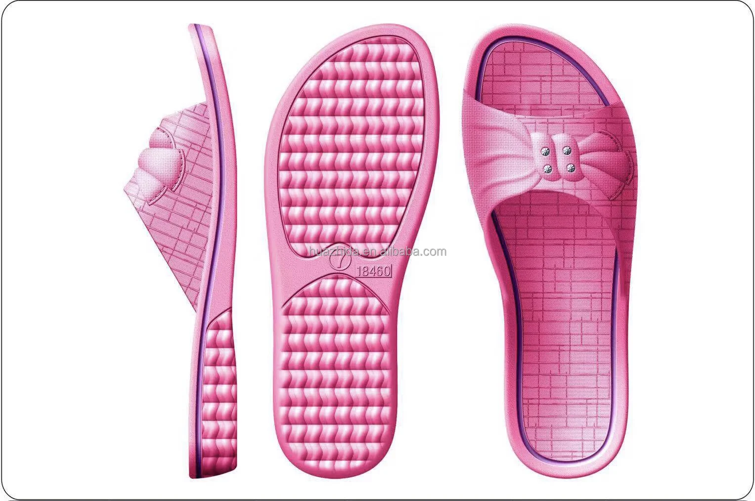 Huazhida High Quality Aluminium Moulds Manufacturer PVC Shoe Mould Plastic Sandals Making Machine Molds To Make Slippers