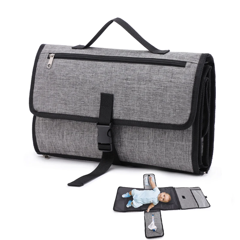 Wholesale Luxury Fashionable Designer Crossbody 3 In 1 Storage Nylon Maternity Diaper Changing Bags For Mom And Men With Boys An