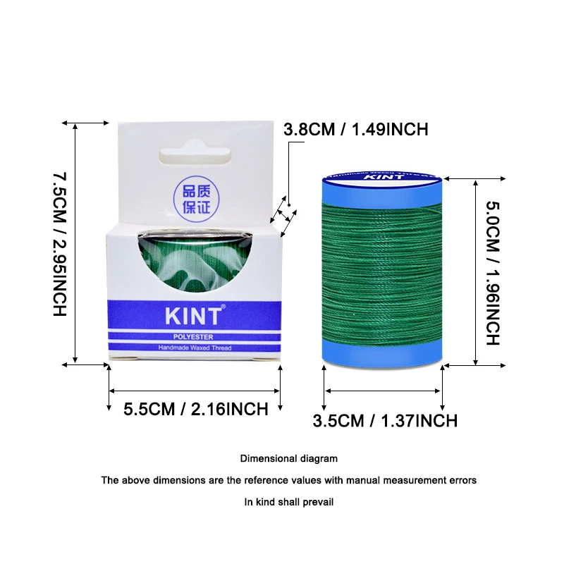 Wholesale Monochrome 0.8mm Bondi Polyester Round Wax Line For Bag Waxed Cord Leather Craft Diy Waxed String