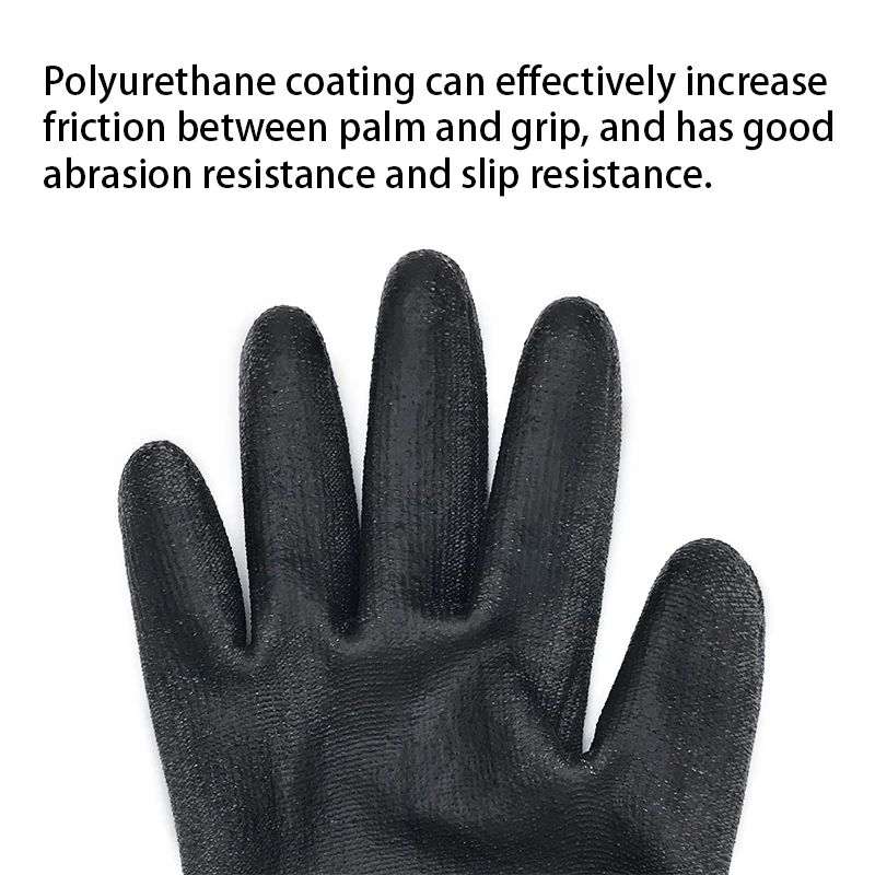 Food Grade Cut Resistant Gloves With PU Coated Palm Level 5 Cutting Gloves Kitchen Safety Anti Cut Gloves