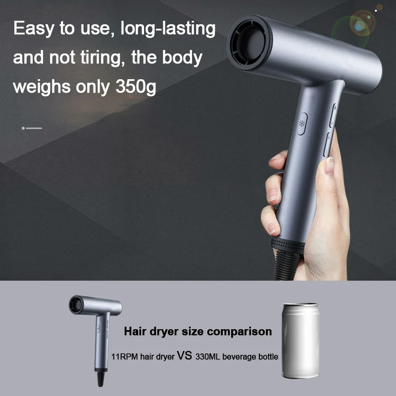 Professional Mini Hair dryer High Power Low Noise Concentrator Nozzle Hotels Salons Styling Hair Blow Dryer