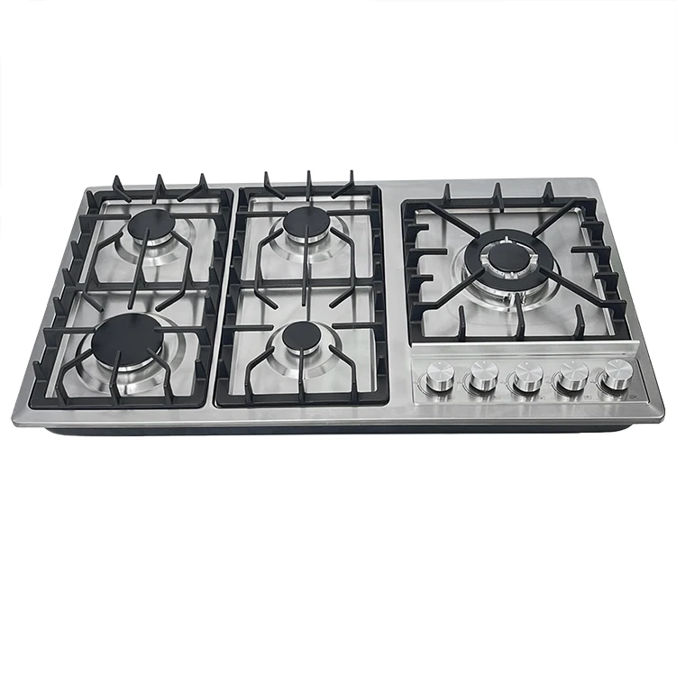 5 burner heavy duty durable stainless steel royal 80cm range gas cooker