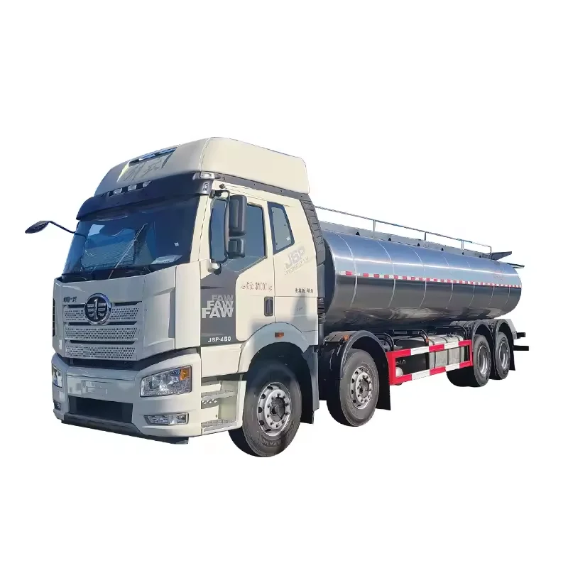 Sinotruk shacman faw Bulk Food-grade liquid transport truck 12 wheelers for Dairy fleet logistics milk tank truck
