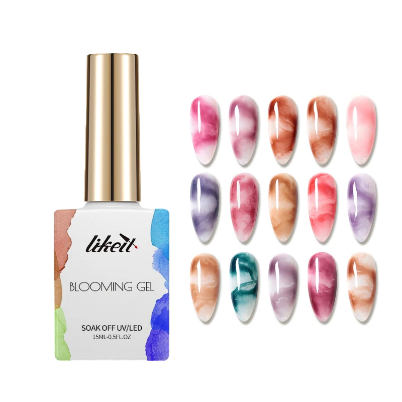 Likeit OEM Long Lasting Nail Painting Gel High Pigment Blooming Gel With MSDS