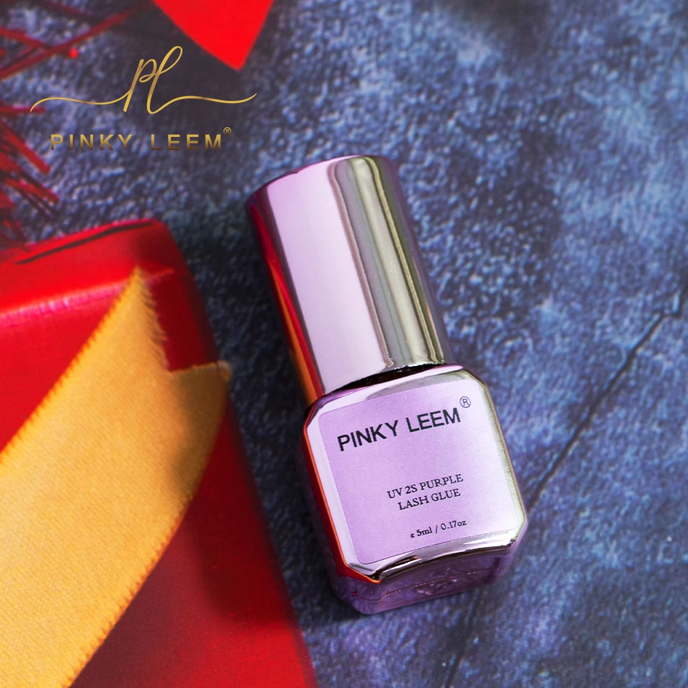 Pinky leem uv adhesive eyelash hs chemical neicha lash extension glue best sententious uv Wimpernkleber purple 2s eyelash glue