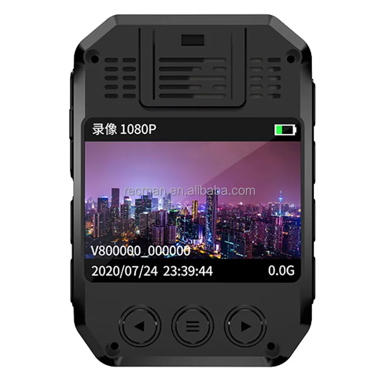 Waterproof strong battery military grade infrared night version body worn police camera