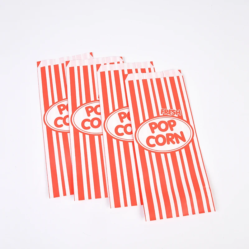 Custom Candy Bread Popcorn Snack Paper Bag Microwave Takeout Chips Pop Corn Food Packaging Bags