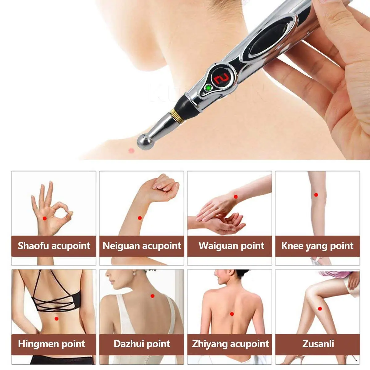 Hot Selling Family Health Care Doctor Infrared Meridian Energy Pen Electric Pulse Acupuncture Pen