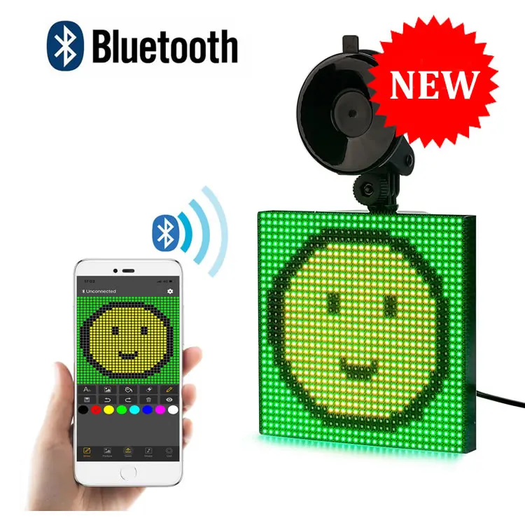 
2019 Hot Sale DC12V Full Color LED Car Display 