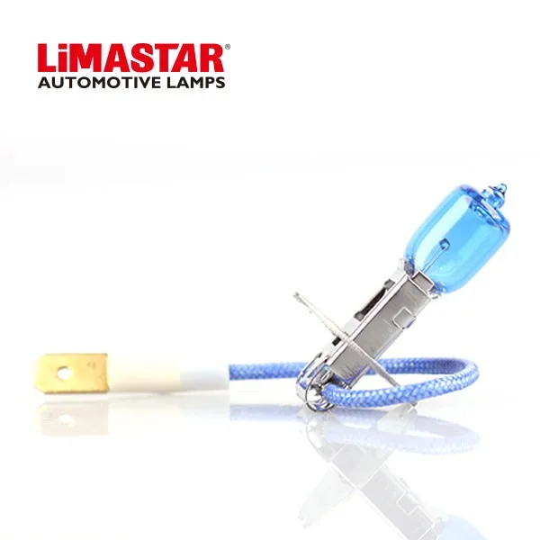 Limastar галогенная лампа H3 12 В 55 Вт PK22s супер белая Автомобильная противотуманная