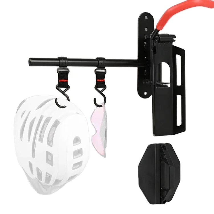 JH Mech Space Saving Storage Bicycle Rack Vertical Bike Rack Holds Up to 66 lbs Swivel Bike Rack Wall Mount