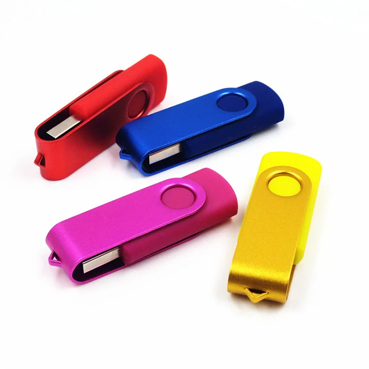 Hot Sales 100% original brand Swivel USB Stick 1GB 2GB 4GB 8GB 16GB 32GB 64GB 128GB Pendrive mini USB Flash Drives