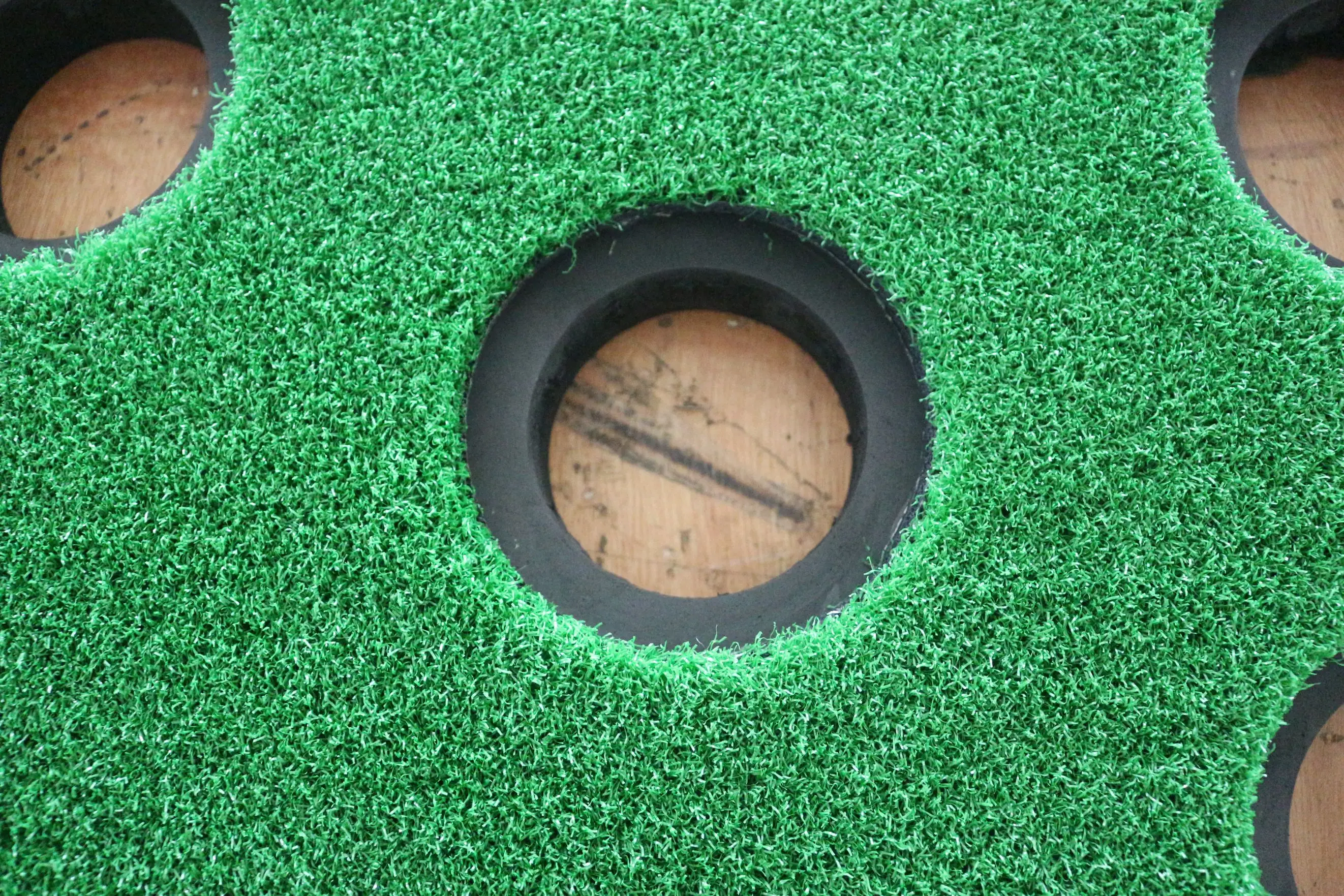 2-on-2 12 holes Portable Golf Putting Mat Indoor 2-way mini golf putting green mats