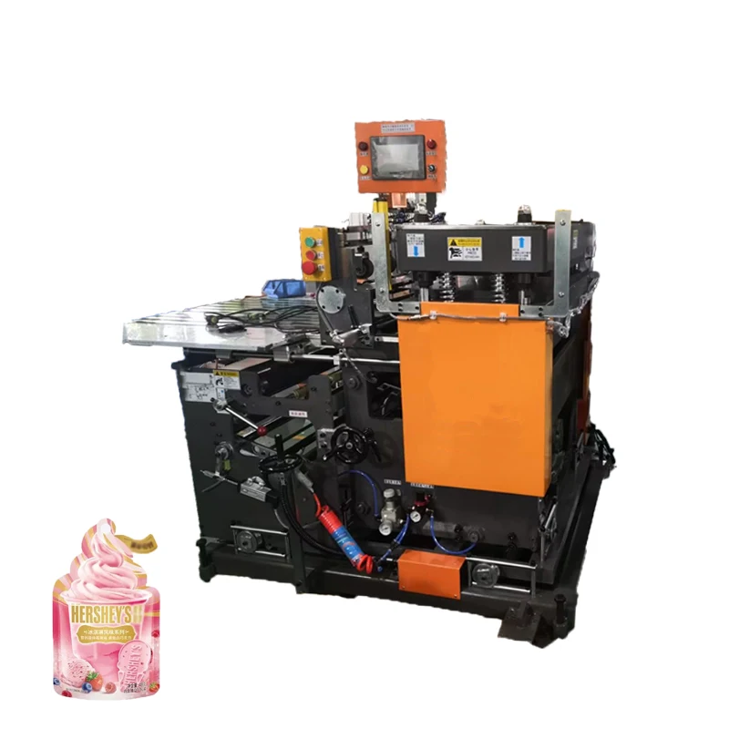 Chinese manufacturers  High Speed Automatic Die Cutting Machine for Shaped Plastic Bag with mylar bags