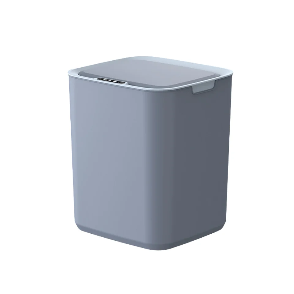 large capacity 20L smart sensor automatic trash can for bathroom with trash bag storge box