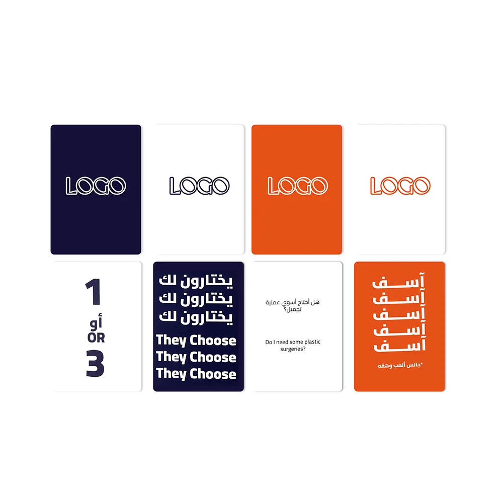 Adult Drinking Playing Communication Deck Custom Party Couple Card Game Custom Printing High Quality Printing Design with Box