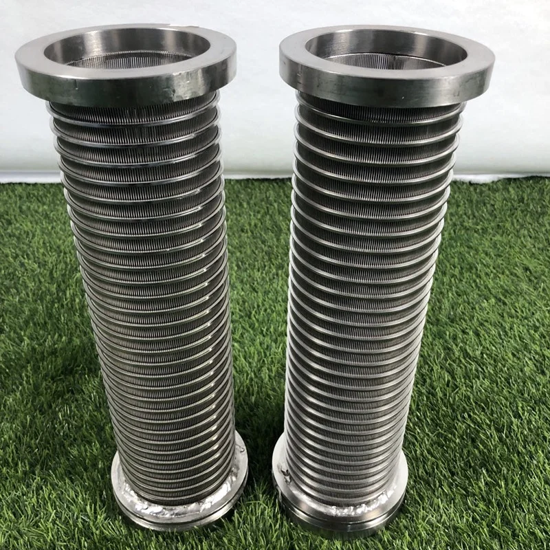 BTOSlotWaste Water Treatment wedge wire screen  Stainless Steel 316  filter for pulp drum filter fish farm rotary