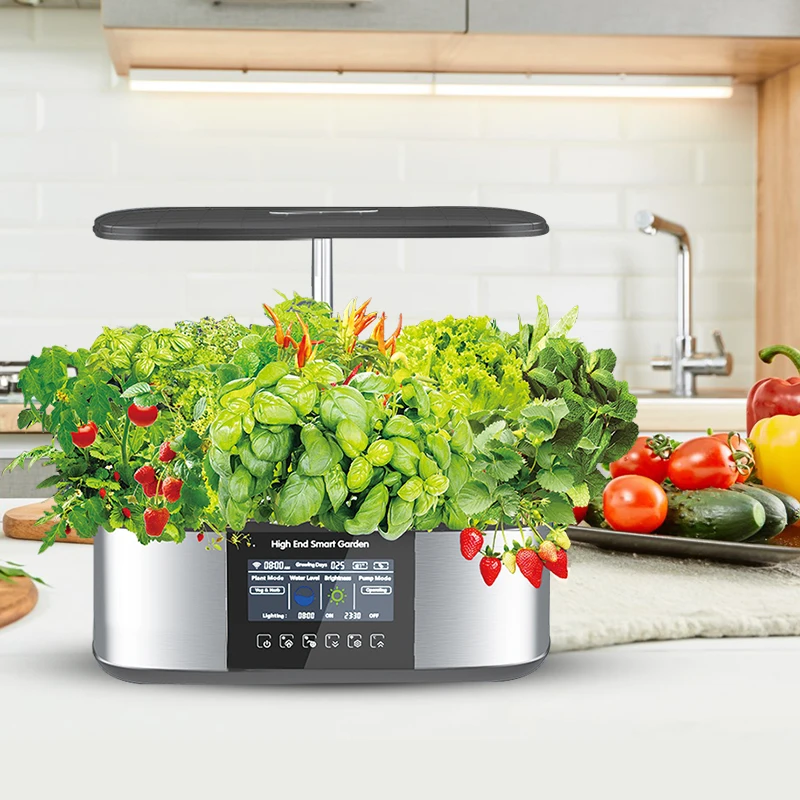 GMY New design indoor 21 pod automated  hydroponics system smart garden indoor Home Garden Flower Pots Smart Planter Pot