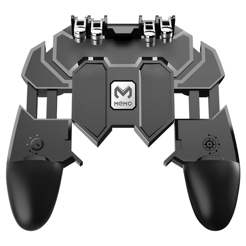 AK66 Six Finger for PUBG Mobile Gamepad Controller Triggers for IOS Android Mobile Phone Trigger Control Shooter Handle Joystick