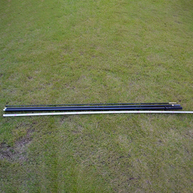 FEAMONT Premium 4M P-Shape High Quality All Fiberglass Pole for Displaying Flags for Agriculture and Travel Agency