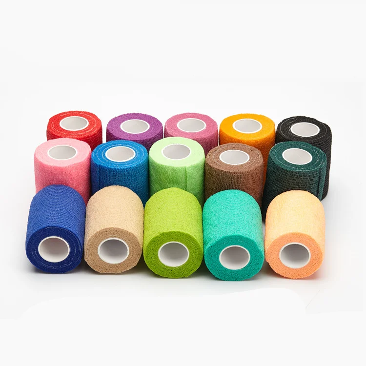 
wholesale medical waterproof cotton elastic athletic sports tape muscle cure adhesive kinesiology tape 