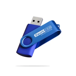 Оптовая продажа 2 ГБ 8 ГБ 16 ГБ 64 ГБ USB Stick высокоскоростной цветной поворотный металлический Флешка Пользовательский логотип USB флэш-накопитель