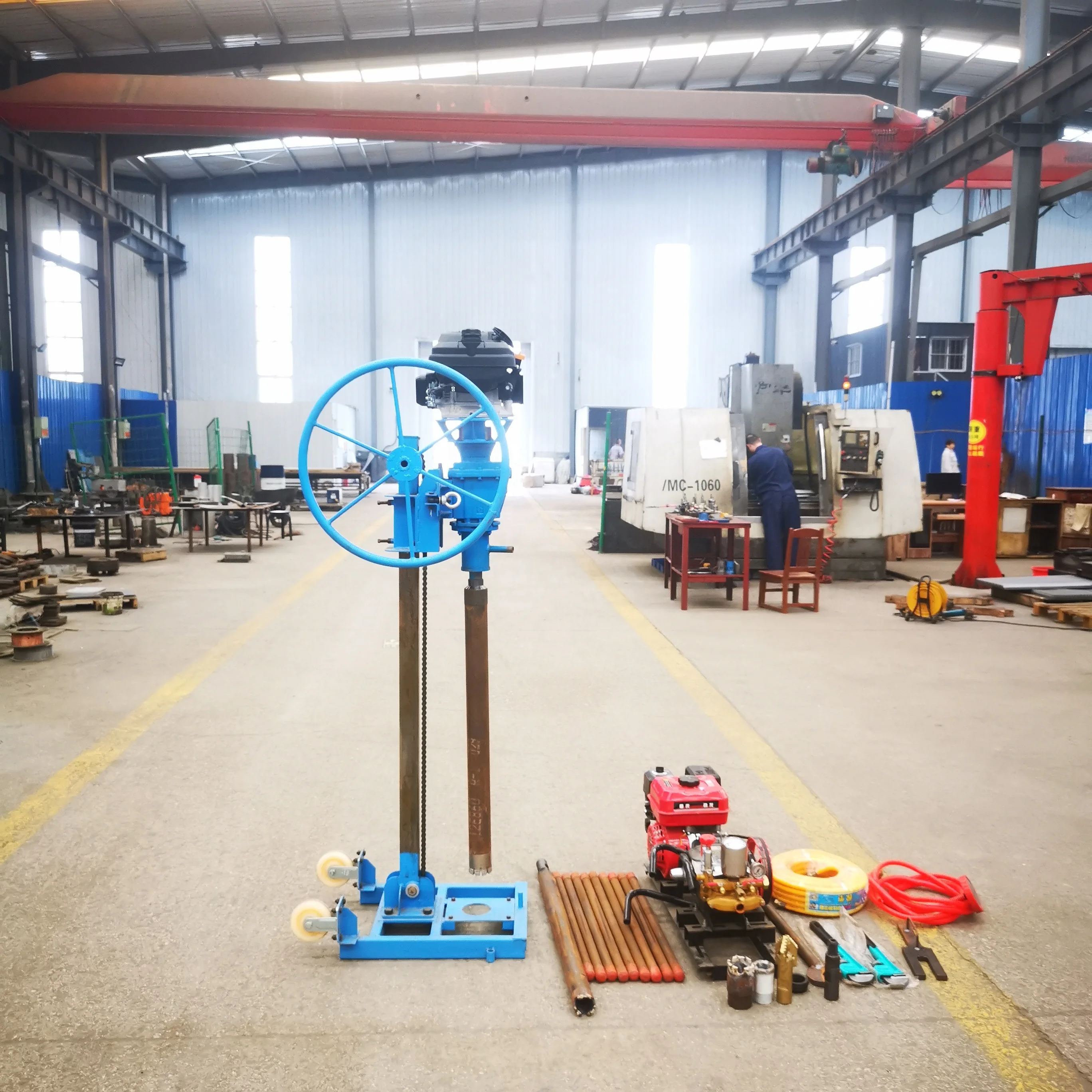 Горнодобывающая 20 м небольшая минеральная портативная геологоразведочная буровая установка для продажи