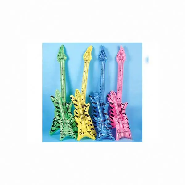 Oem custom pvc inflatable guitar,inflatable guitar toys