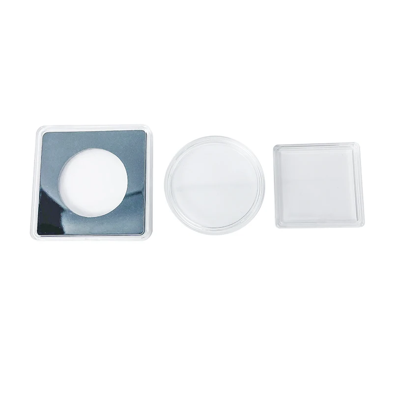 factory direct transparent 32mm acrylic plastic coin holder clear round collectibles coin capsules