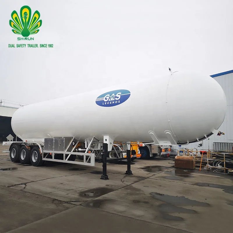 Полуприцеп со специальной емкостью 58 куб. Для транспортировки природного газа, распродажа