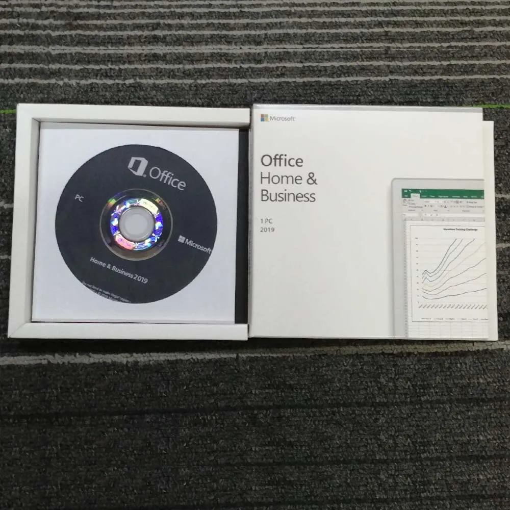 Wholesale 10 pcs Office Home and Business 2019 for PC Lifetime License Key Office 2019 hb Online Activation Email Binding