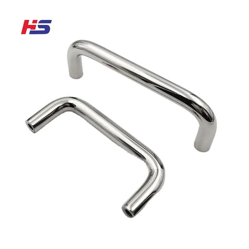 Ручки из нержавеющей стали 304 Hengsheng LS511, круглые U-образные железные ручки для кухонного шкафа и распределительного шкафа