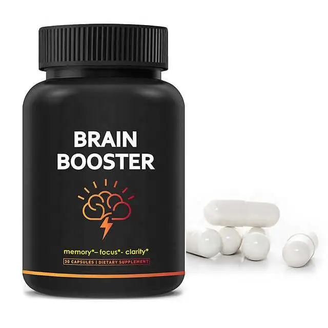Brain Supplement Alpha GPC,Nootropic Capsules L Theanine & Bacopa Monnieri Focus Concentration Improve Memory Nootropics Brain
