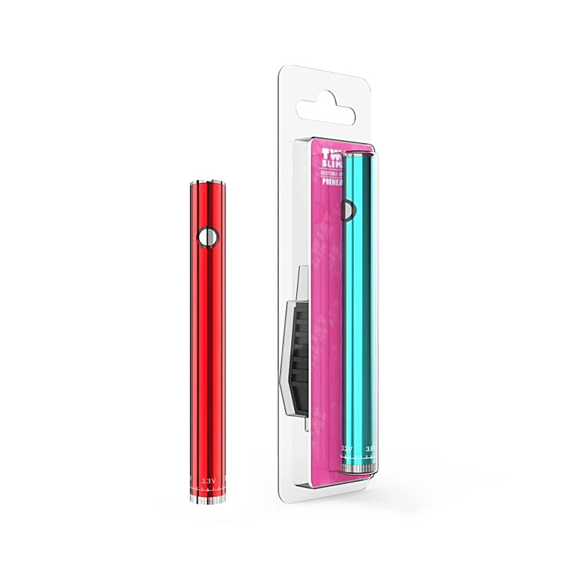 
Push Button Battery Bottom Twist 320mah Vape Preheat Variable Voltage 510 Thread Battery For Oil Cartridge 
