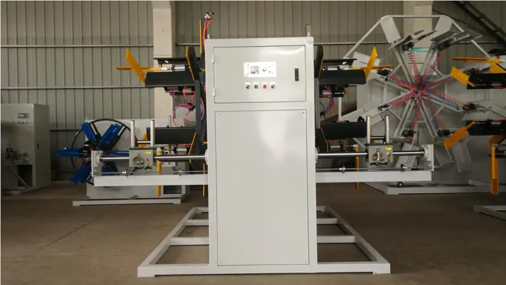 Plastic pipe winding machine PE Pipe Double Winder pipe production extrusion line