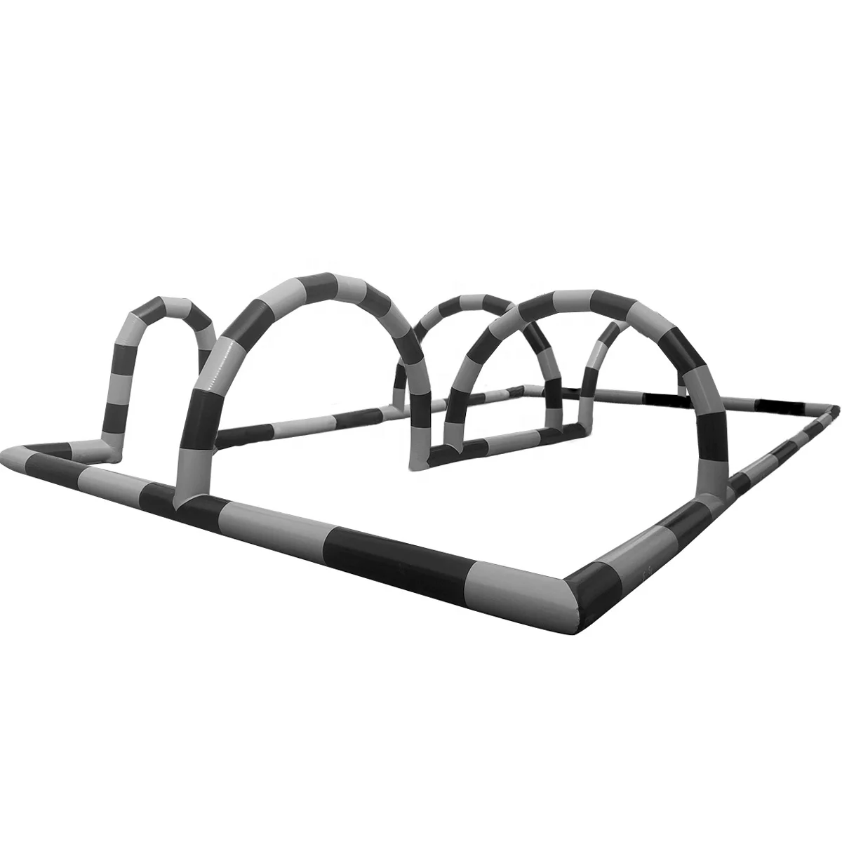 
OEM custom bumper car Inflatable race track go kart racing track air zorb ball race track inflatable 