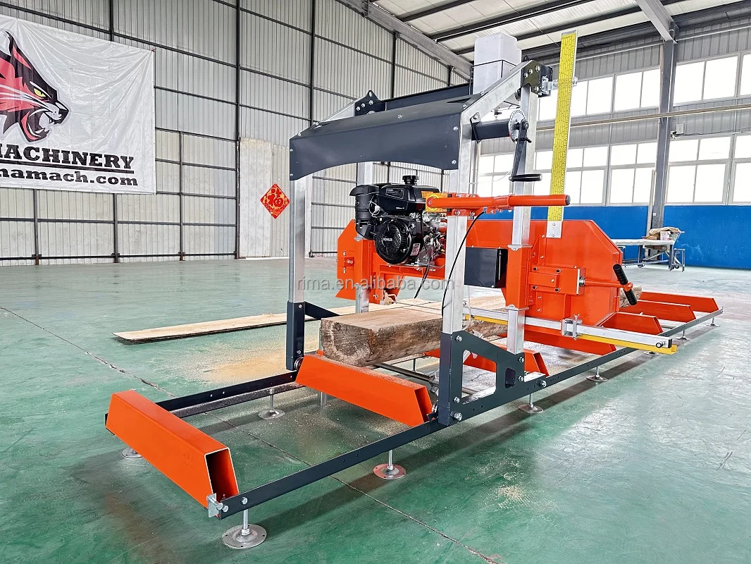 Rima RS31 electric motor portable sawmill chainsaw carbide blade laser sawmill for cutting hard wood