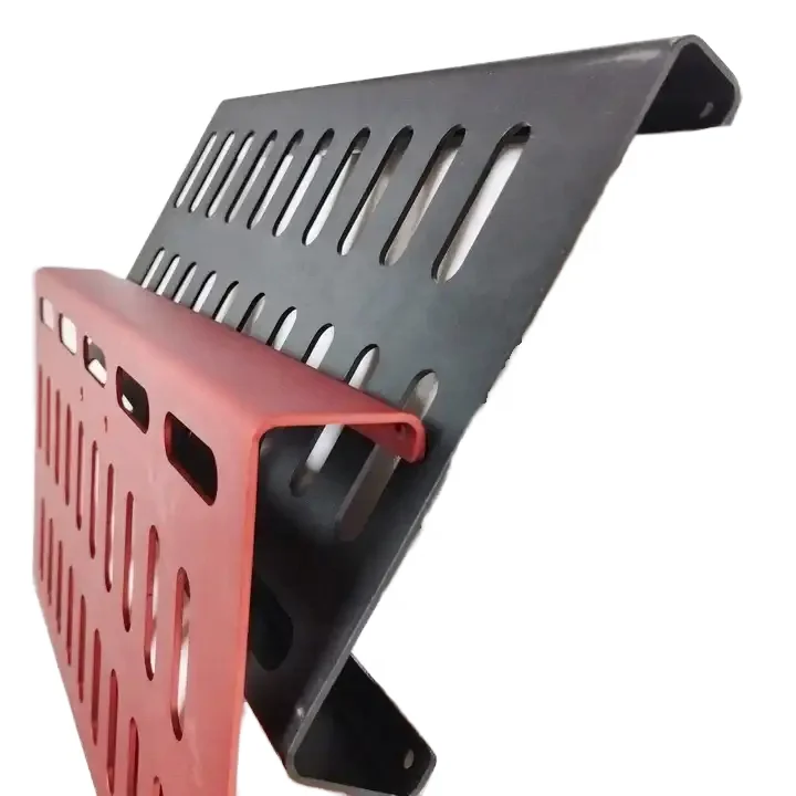 Custom CNC OEM Music instrument mechanicalaluminium Guitar pedal grill panel