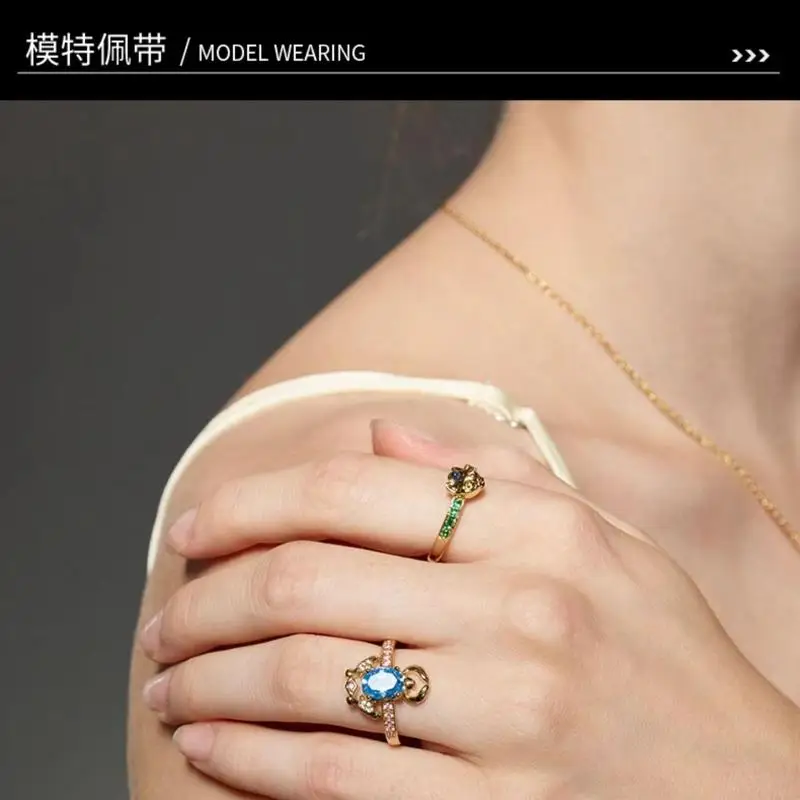 Элегантное кольцо из 14-каратного золота Nile River Song Collection для женщин - уникальное заявление о моде