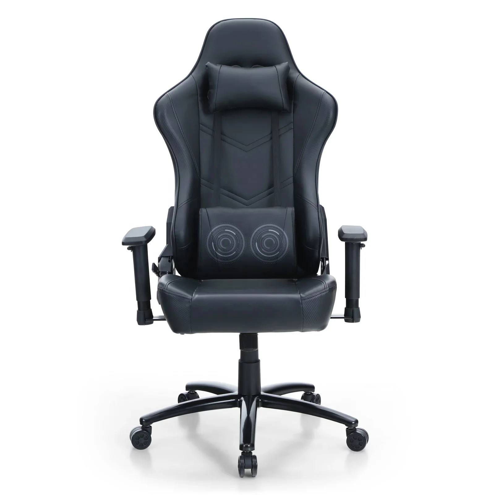 JL home pc factory 2d black logo full padded office gamer wholesale cheap Libya foldable pu leather chaise gaming chair